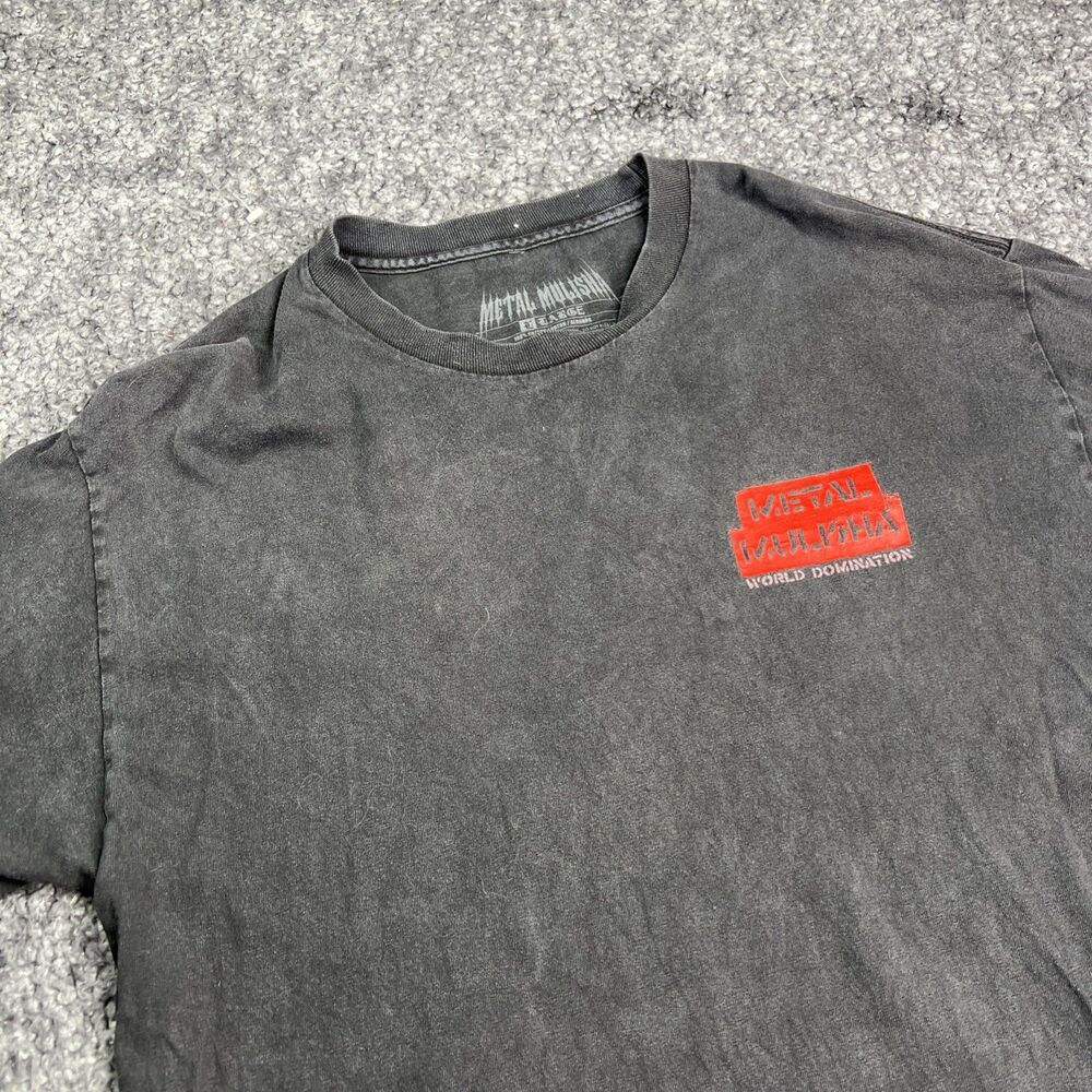 Metal Mulisha World, Domination Shirt Graphic Skull Mens L Cotton Black